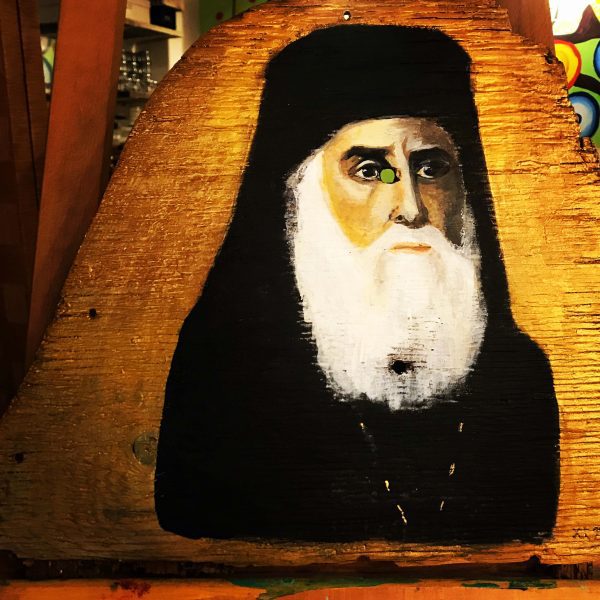 Άγιος Νεκτάριος Χειροποίητη Απεικόνιση