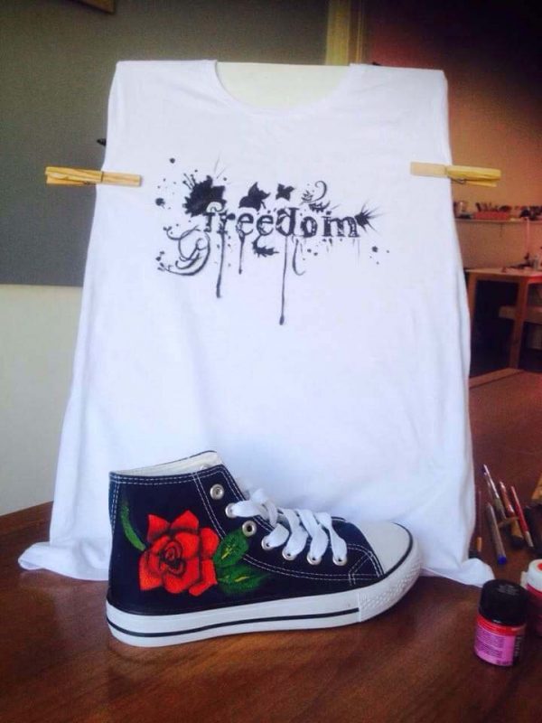 Ζωγραφική σε T-Shirt & τζιν
