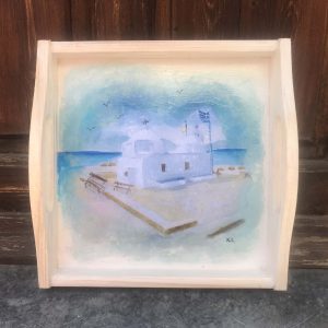 Δίσκος Σερβιρίσματος φιλοτεχνημένος στο χέρι