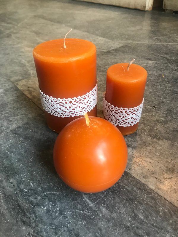 Χειροποίητα Αρωματικά Κεριά "Chocco-Orange"