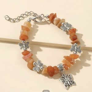 Ενεργειακό Βραχιόλι με Κρύσταλλους Κορνεόλης για Τόνωση της Σεξουαλικότητας και Επαγγελμάτικη Πρόοδο