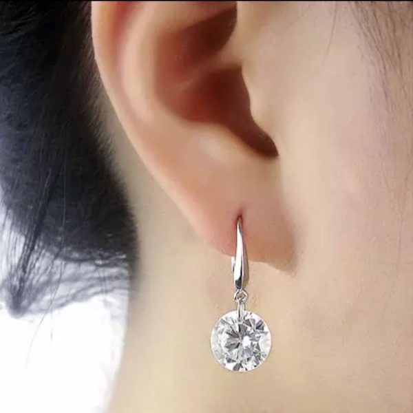 Swarovski Γυναικεία Σκουλαρικια 925 Ασημί - Image 2