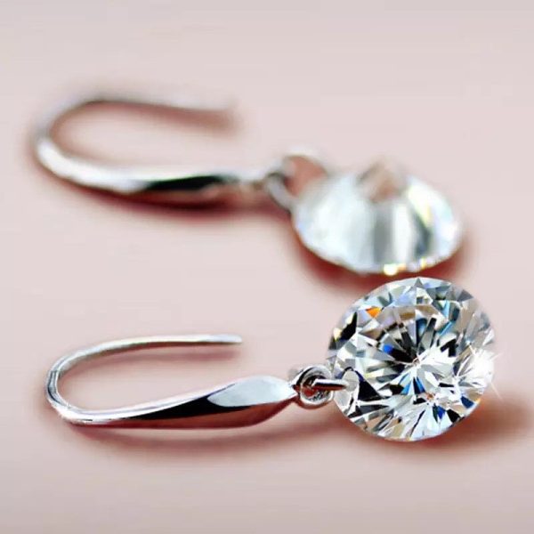 Swarovski Γυναικεία Σκουλαρικια 925 Ασημί