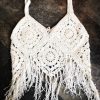 Χειροποίητο Πλεκτό Καλοκαιρινό Μπλουζάκι Boho με Κρόσια - Image 6
