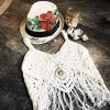 Χειροποίητο Πλεκτό Καλοκαιρινό Μπλουζάκι Boho με Κρόσια - Image 7