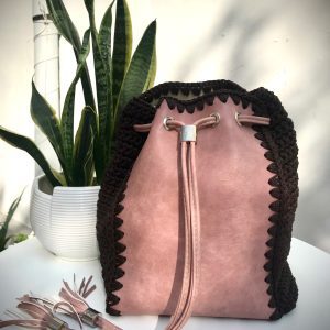 Gely's Χειροποίητη Πλεκτή Τσάντα Backpack και Ωμου